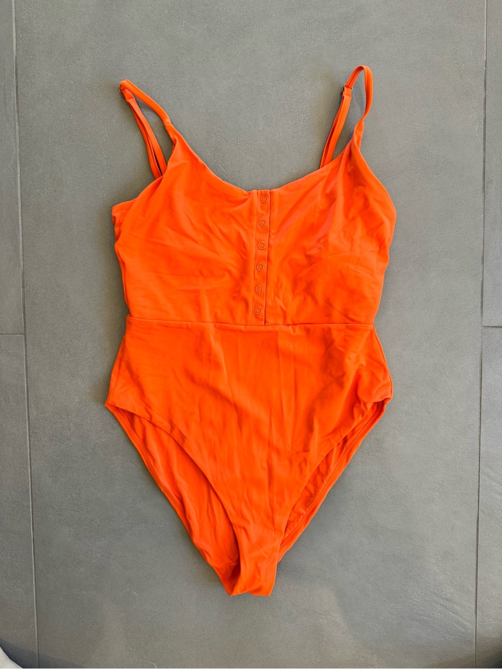 Andie One-Piece Swimsuit in Bright Orange